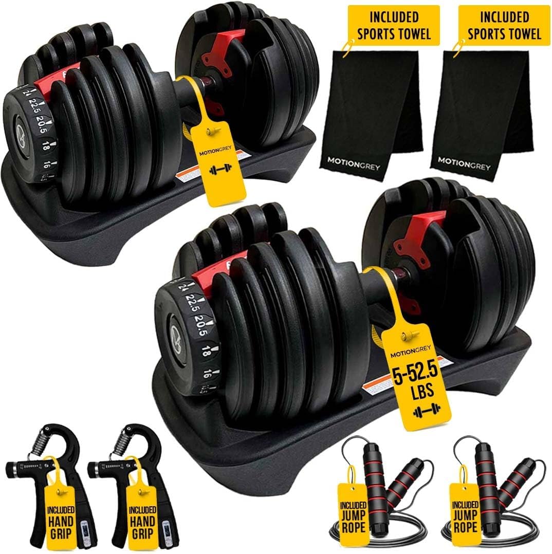 Adjustable dumbbells